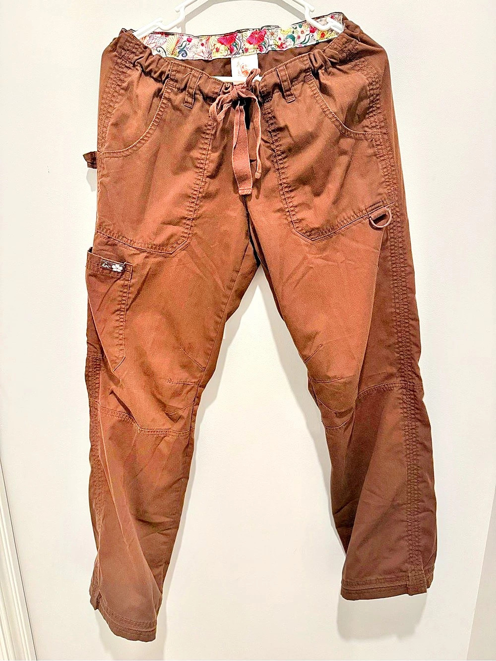 Koi Brown Scrub Pants Size Small